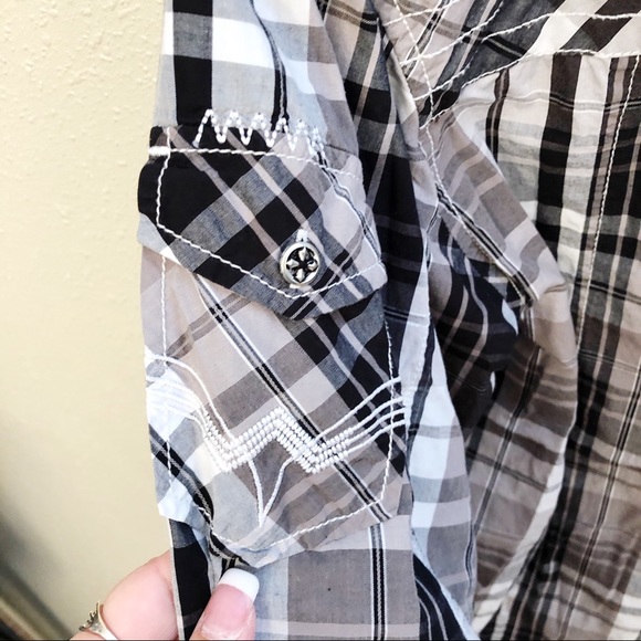 Affliction Button Down Shirt Sz XL - Picture 6 of 7